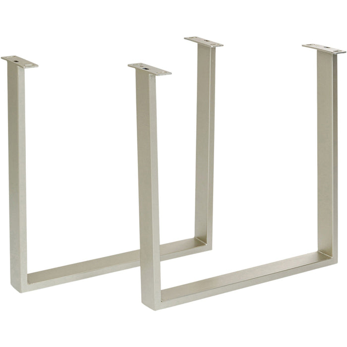 Kare Design Tavola tafelvoet - zilver - 2st