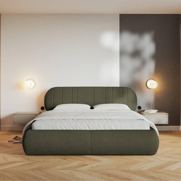 NADUVI Collection Bedframe Savan 140 x 200 cm met opbergvak