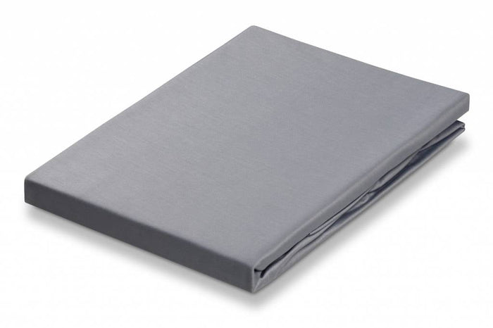 Satin Hoeslaken Steel Grey | 180 x 210 cm | Grijs | Satijnkatoen