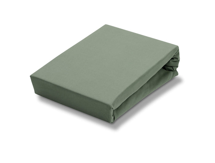 Jersey Supreme Topper Hoeslaken Olive | 140-160 x 200-220 cm | Groen