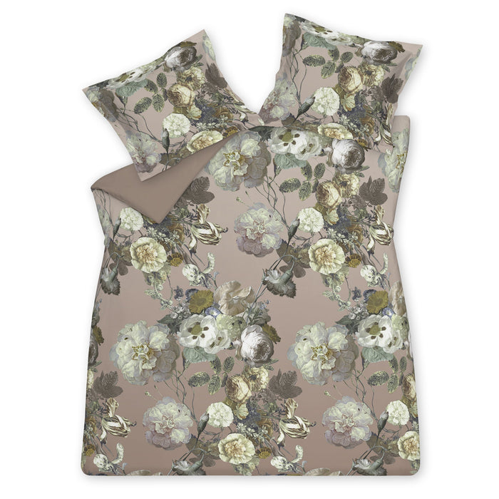 Dekbedovertrek Sleepy Sand | 200 cm x 200 cm | Beige | Bruin | Groen