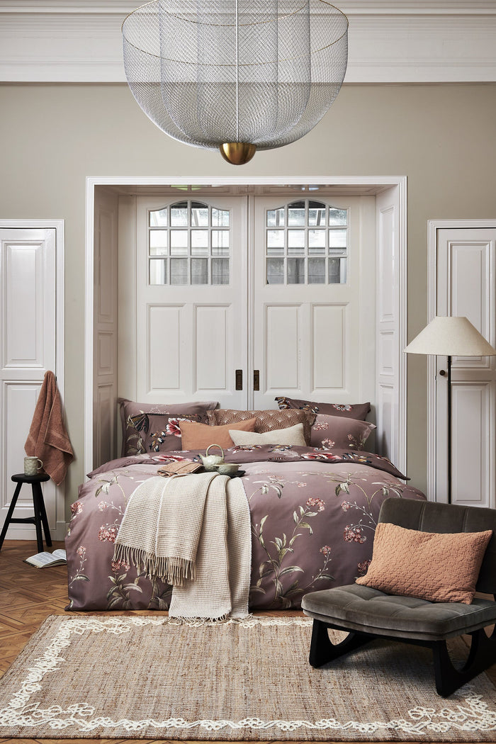 Dekbedovertrek Morning Star Fudge | 240 cm x 240 cm | Bruin