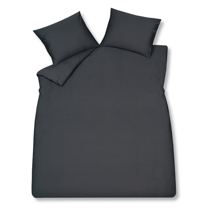 Dekbedovertrek Purity Monaco Off | 140 x 200|220 cm | Zwart