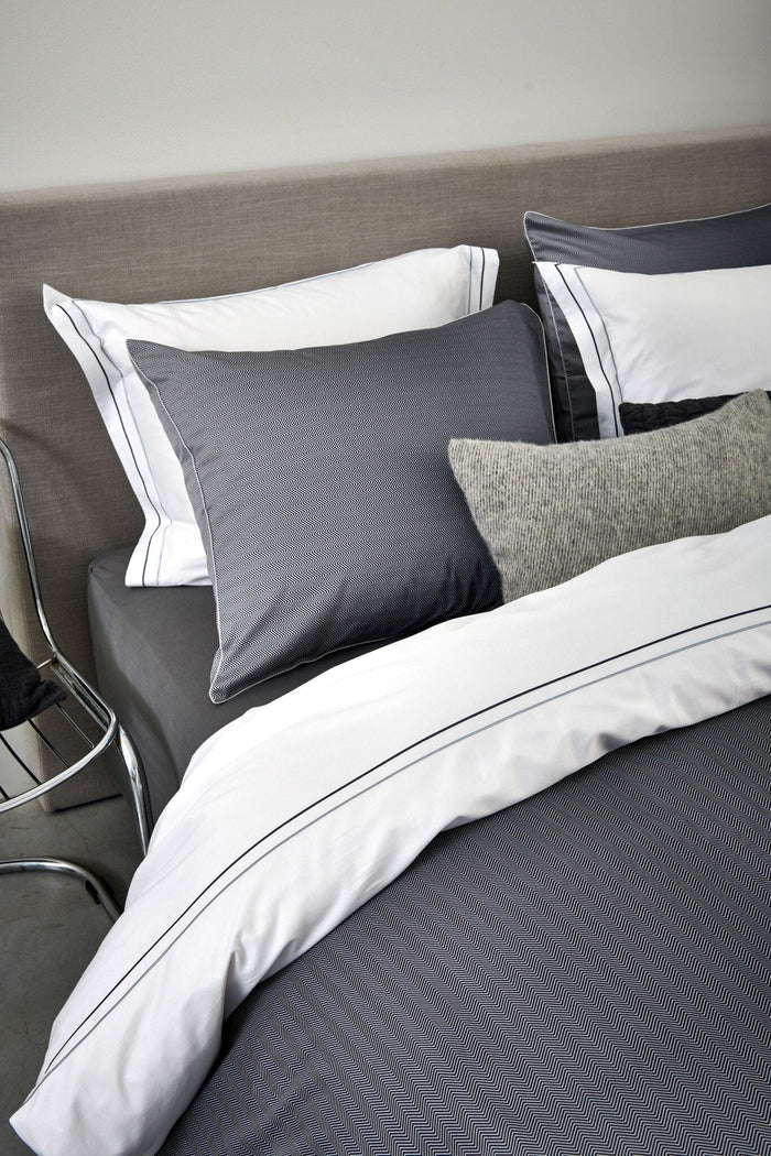 Dekbedovertrek Home Milano Off | 140 x 200|220 cm | Zwart