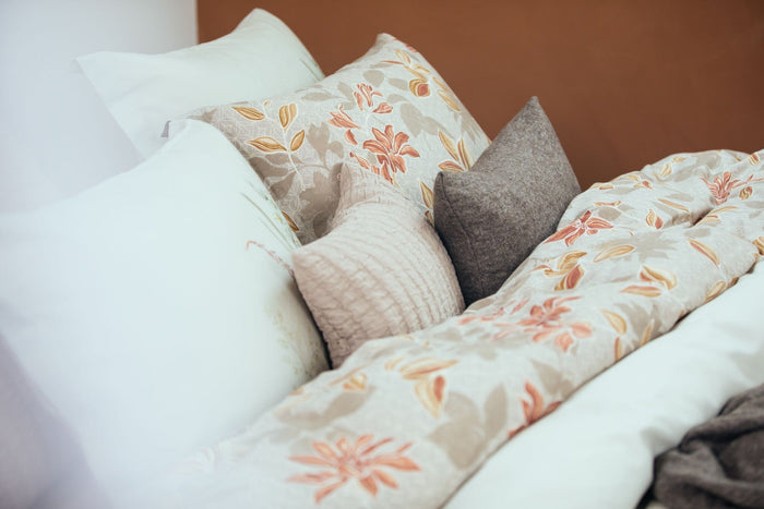 Dekbedovertrek Cashmere Glow Linen | 140 x 200|220 cm | Grijs | Beige