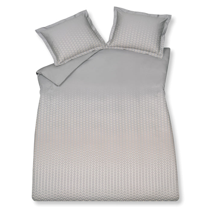 Dekbedovertrek Meditate Grey | 240 x 200|220 cm | Grijs | Satijnkatoen