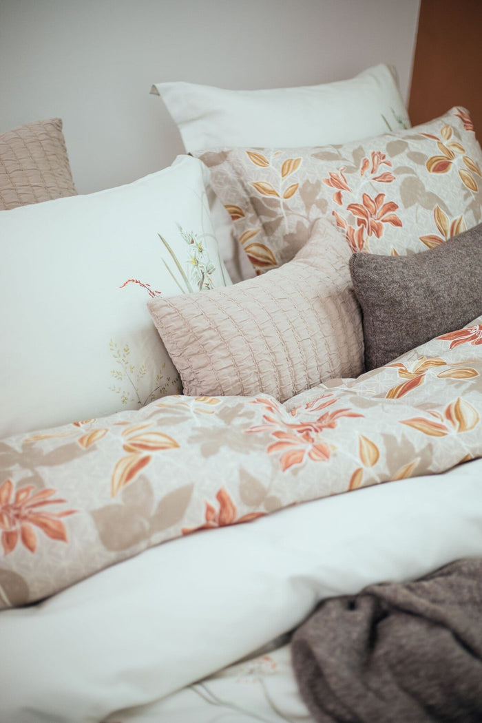 Dekbedovertrek Cashmere Glow Linen | 240 x 200|220 cm | Grijs | Beige