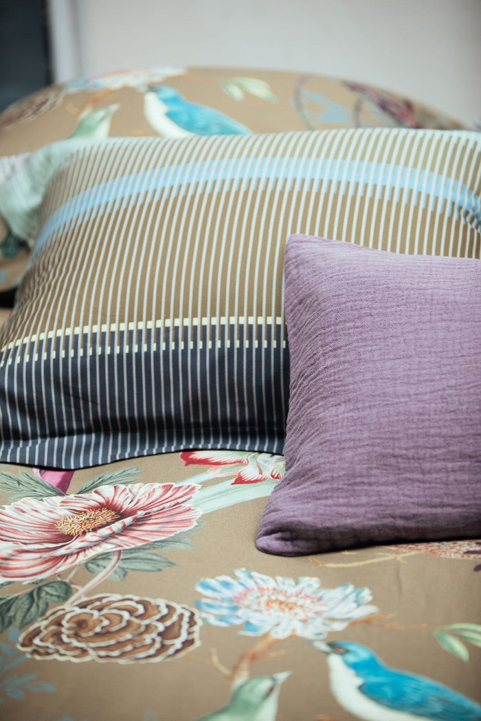 Dekbedovertrek Dashy Multi | 240 x 200|220 cm | Groen | Satijnkatoen