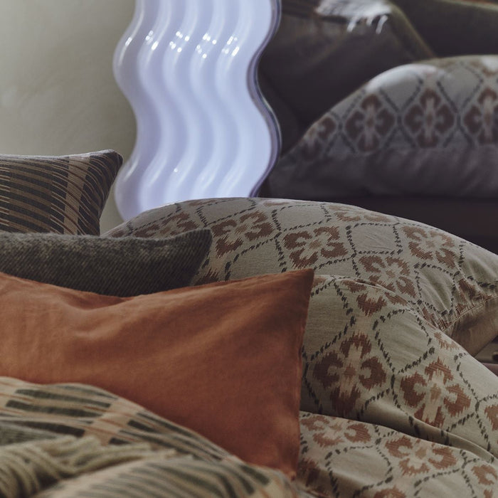 Dekbedovertrek Pure 74 Stone | 200 x 200|220 cm | Grijs | Beige