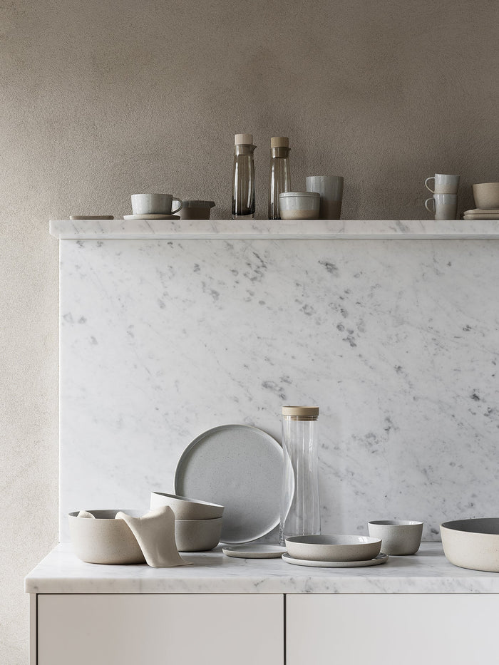 Sablo Stone Kom 15, | Grijs | Blauw | Stoneware