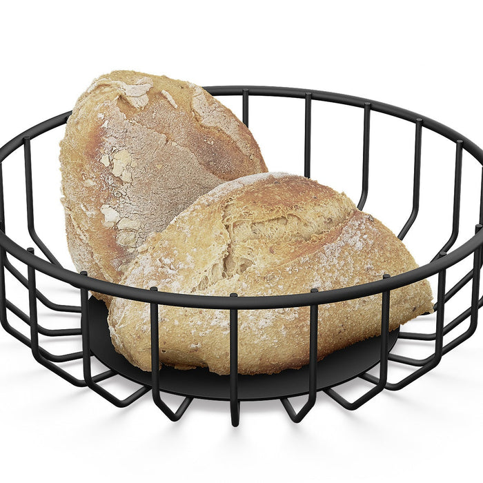 Abasso Broodmand | Zwart | Staal