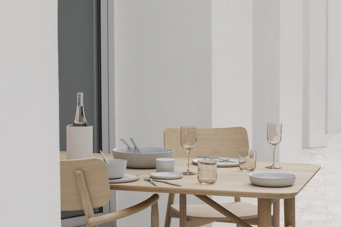 Sablo Stone Serveerschaal | Grijs | Blauw | Stoneware