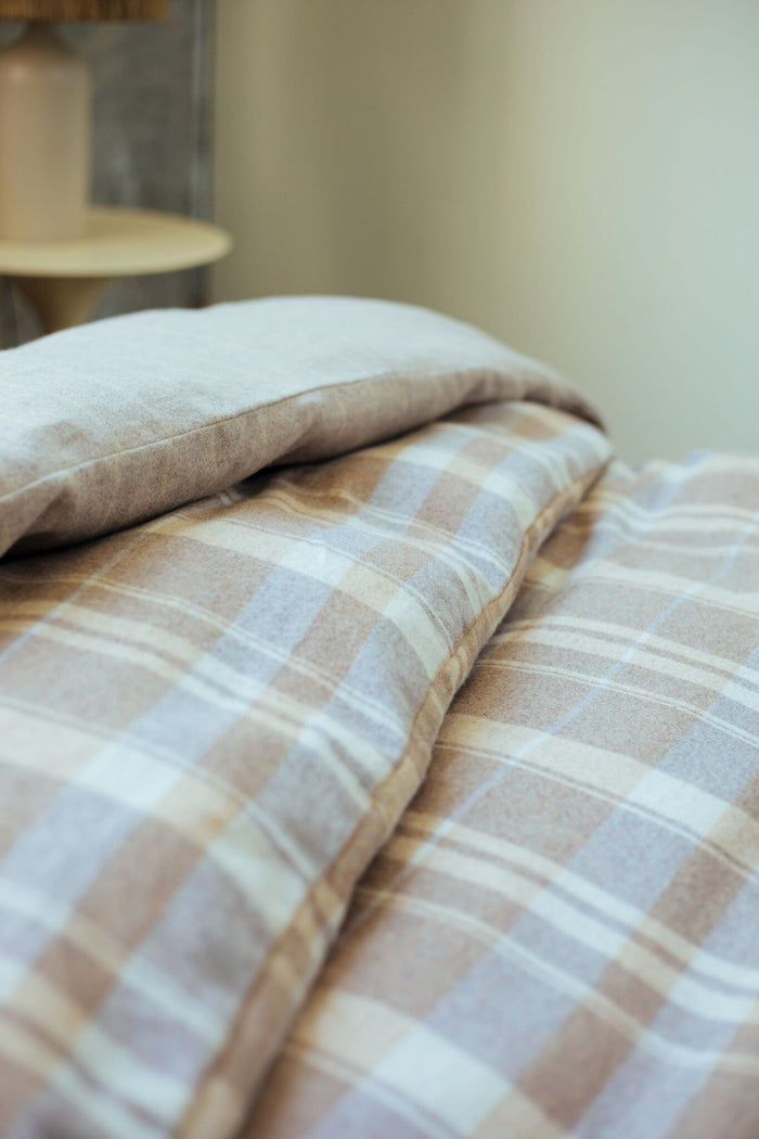 Dekbedovertrek Helsinki Multi | 240 x 200|220 cm | Beige | Bruin