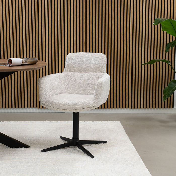 Kick draaistoel Noud - Champagne