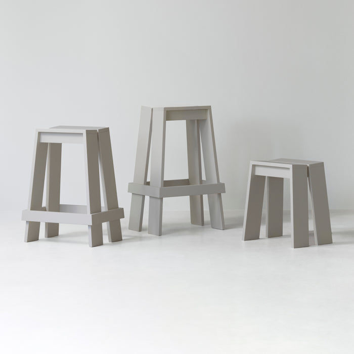 Normann Copenhagen Let Barkruk H 75 cm - Lichtgrijs