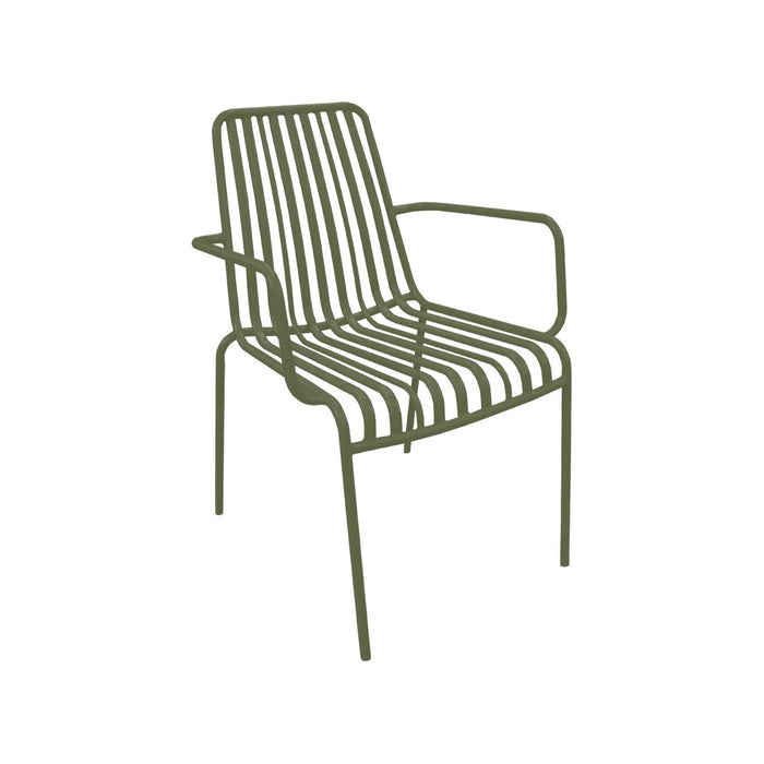 sweeek - Stapelbare tuinstoel van staal (Set van 2)