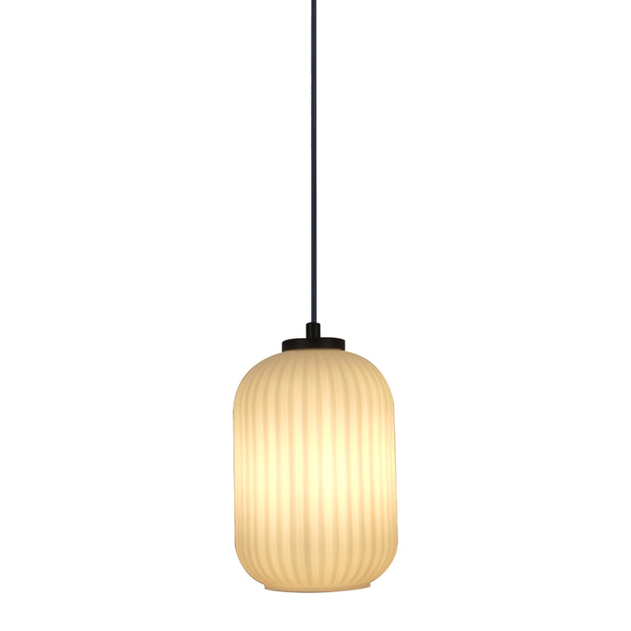 by fonQ Ribba Hanglamp - 5 Lichts - Opaalglas