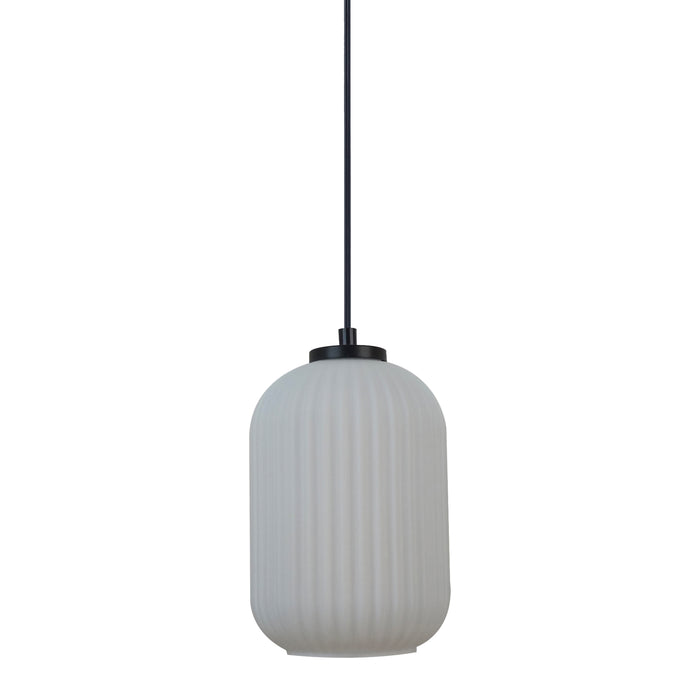 by fonQ Ribba Hanglamp - 5 Lichts - Opaalglas