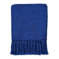 Malagoon Solid Plaid 125 x 150 cm - Diepblauw