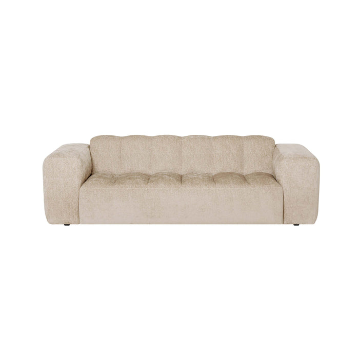 by fonQ Plume 2,5-zitsbank - Chenille - Beige