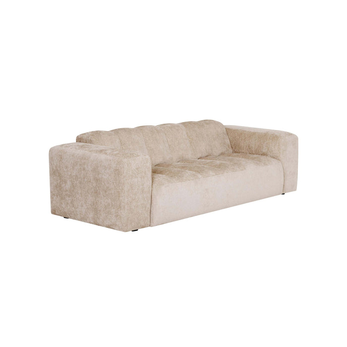 by fonQ Plume 2,5-zitsbank - Chenille - Beige