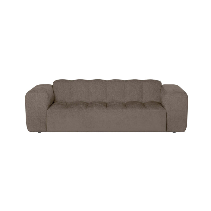 by fonQ Plume 2,5-zitsbank - Chenille - Mocca
