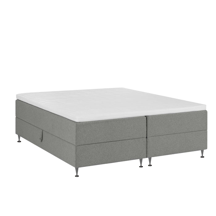 by fonQ Nubo Boxspring met Opbergruimte - 180 x 200 cm - Grijs