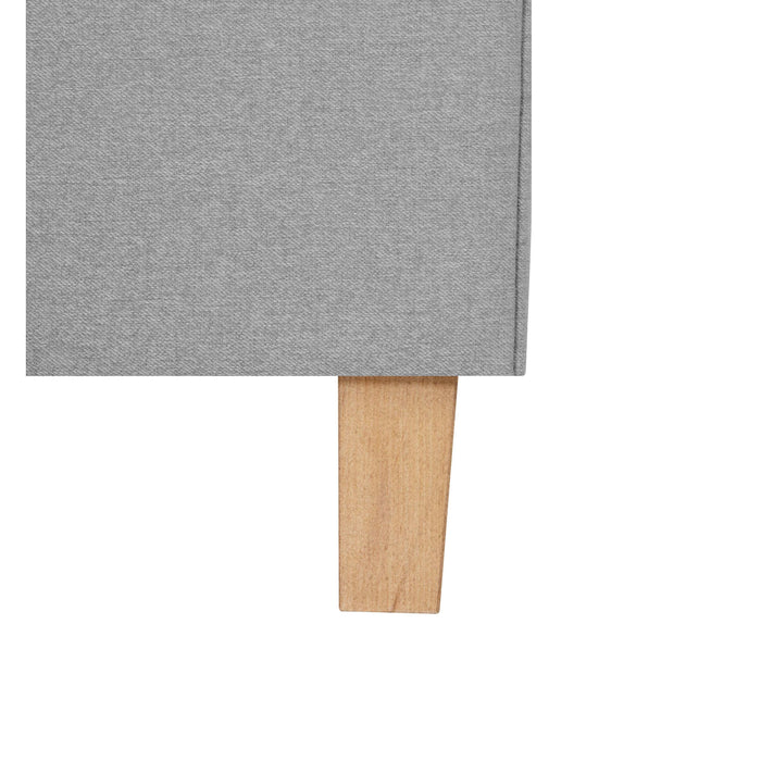 by fonQ Fjora Boxspring met Opbergruimte 120 x 200 cm - Grijs