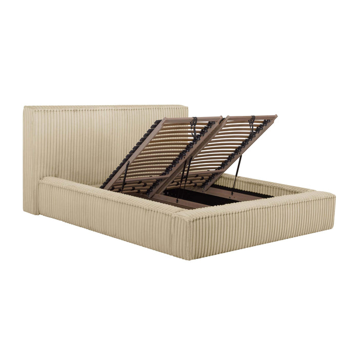 by fonQ Striv Bedframe met Opbergruimte - 180 x 200 cm - Crème