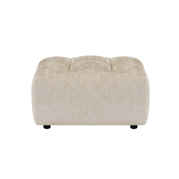by fonQ Plume Hocker - Chenille - Beige