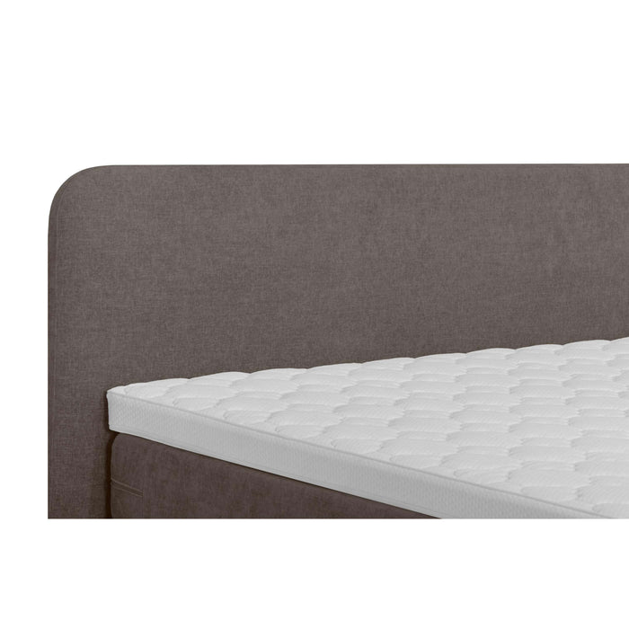 by fonQ Loa Boxspring - 140 x 200 cm - Steengrijs