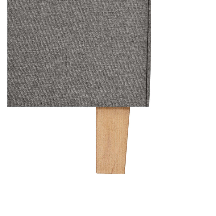 by fonQ Fjora Boxspring met Opbergruimte 180 x 200 cm - Steengrijs