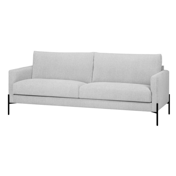 by fonQ Sora 2-zitsbank - Linnen - Lichtgrijs