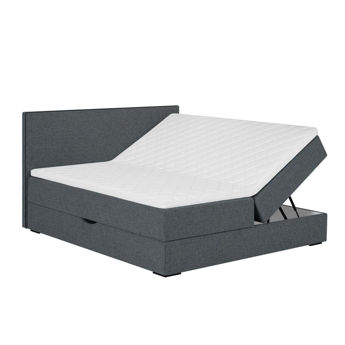 by fonQ Modo Boxspring met Opbergruimte - 180 x 200 cm - Blauw