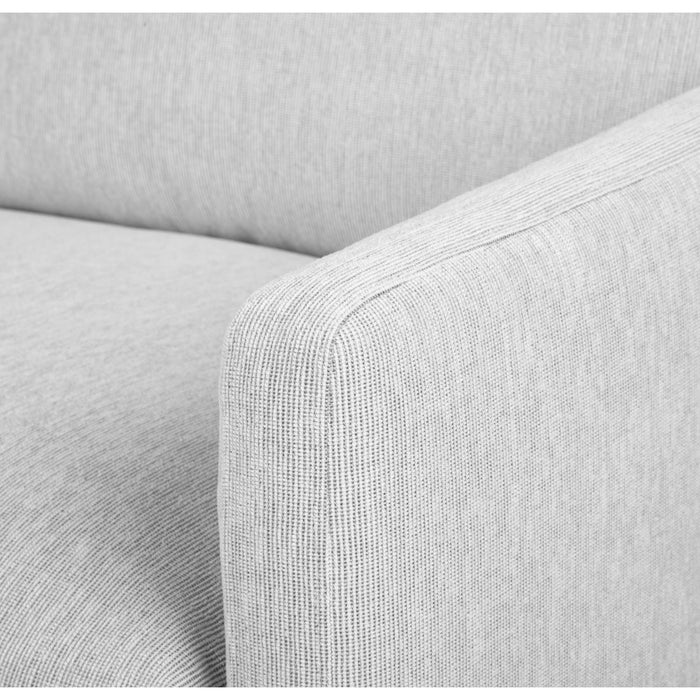 by fonQ Sora 2-zitsbank - Linnen - Lichtgrijs