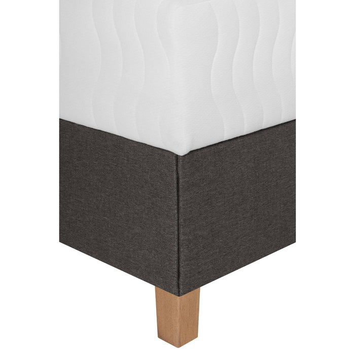 by fonQ Fjora Boxspring met Opbergruimte 140 x 200 cm - Antraciet