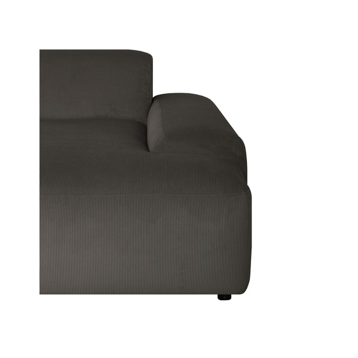 by fonQ Wonder U-bank Links - Rib - Antraciet