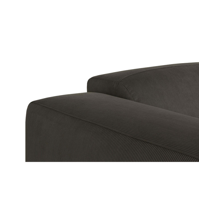 by fonQ Wonder U-bank Links - Rib - Antraciet