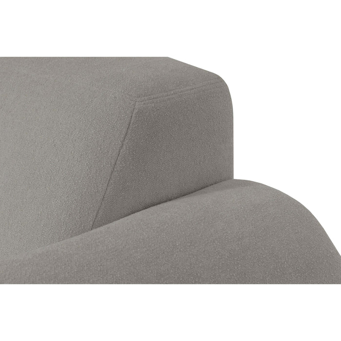 by fonQ Bink 2,5-zits Hoekbank met Chaise Longue Links - Bouclé - Grijs