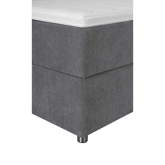 by fonQ Brene Boxspring met Opbergruimte - 180 x 200 cm - Grijs