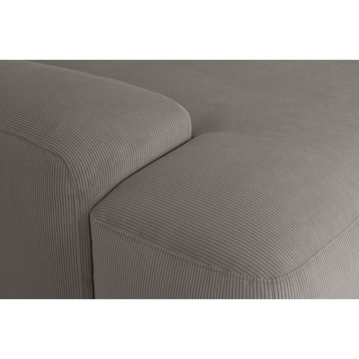 by fonQ Wonder U-bank Rechts - Rib - Taupe