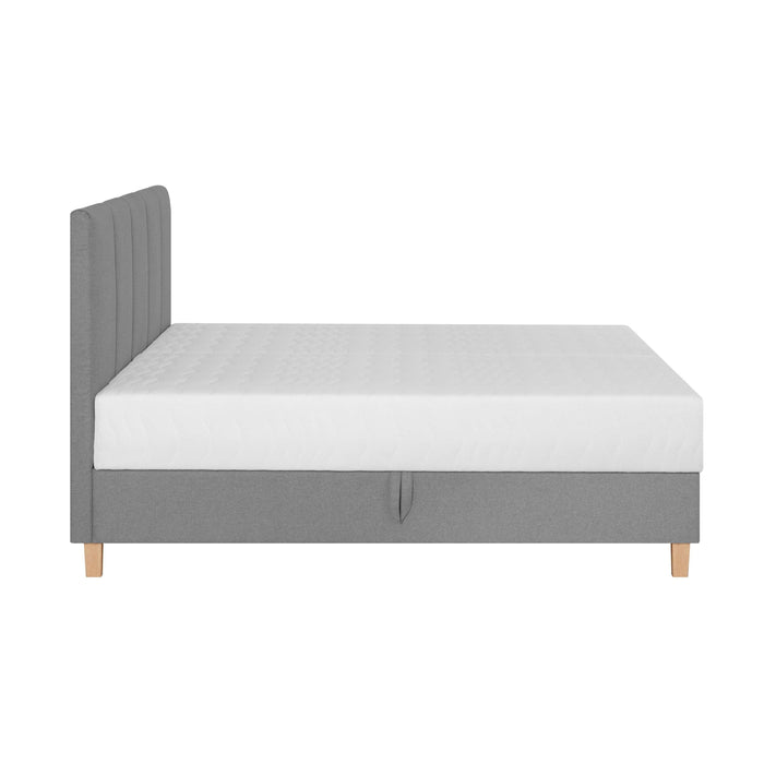by fonQ Fjora Boxspring met Opbergruimte 180 x 200 cm - Grijs