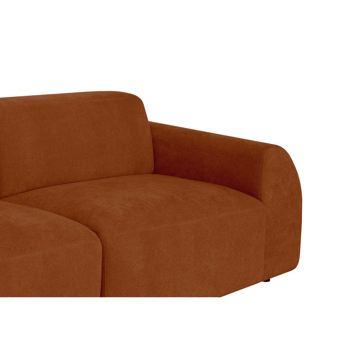 by fonQ Bink 3-zits Hoekbank met Chaise Longue Links - Bouclé - Terra