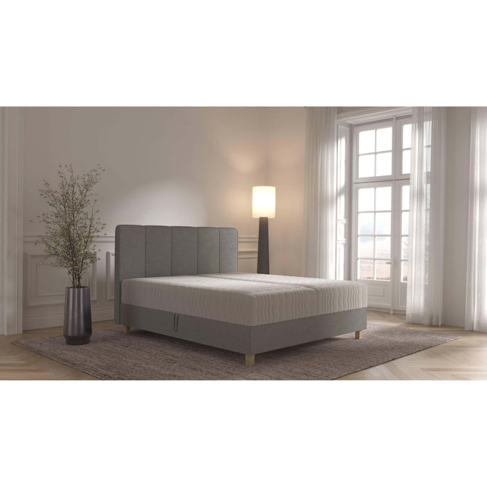 by fonQ Fjora Boxspring met Opbergruimte 180 x 200 cm - Grijs