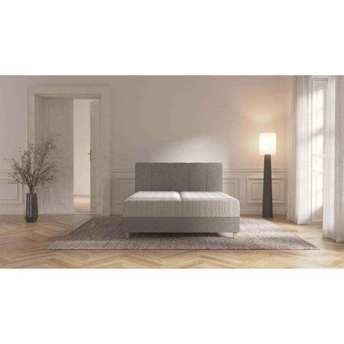 by fonQ Fjora Boxspring met Opbergruimte 180 x 200 cm - Grijs