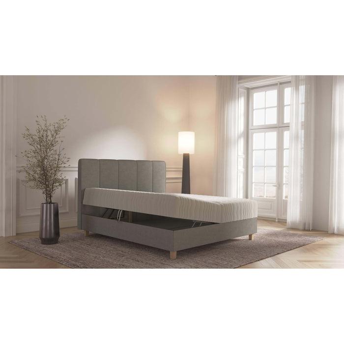 by fonQ Fjora Boxspring met Opbergruimte 180 x 200 cm - Grijs