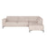 by fonQ Loft Hoekbank Rechts - Chenille - Beige