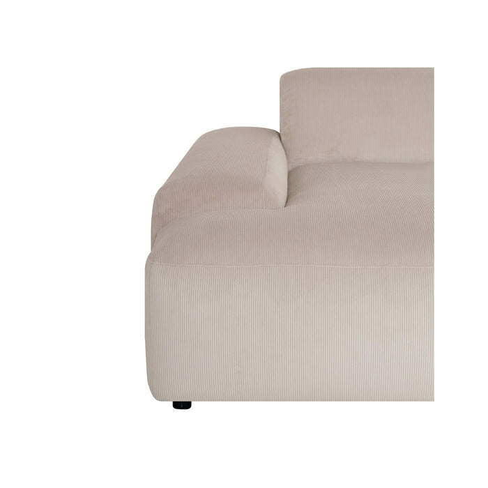 by fonQ Wonder U-bank Rechts - Rib - Beige