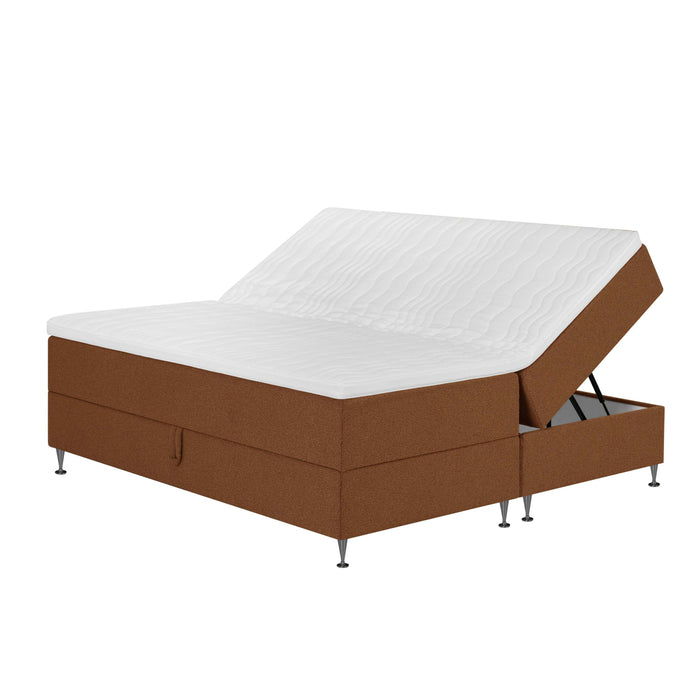 by fonQ Nubo Boxspring met Opbergruimte - 180 x 200 cm - Terra