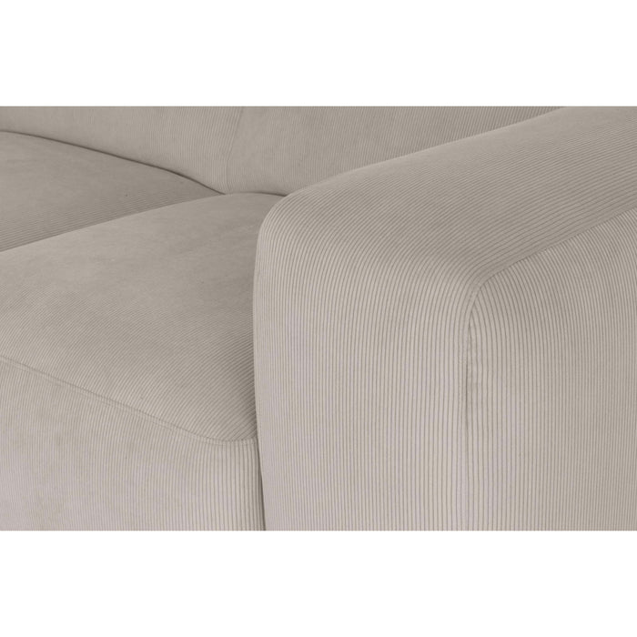 by fonQ Wonder 6-zits Hoekbank - Rib - Zand